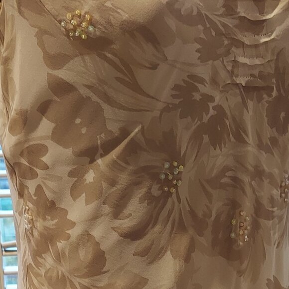 Dreamy 100% Silk Gown Size 6 - Picture 6 of 7